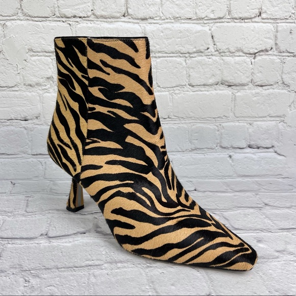 NWOB Samantha Genuine Calf Hair Bootie SAM EDELMAN - Picture 12 of 15